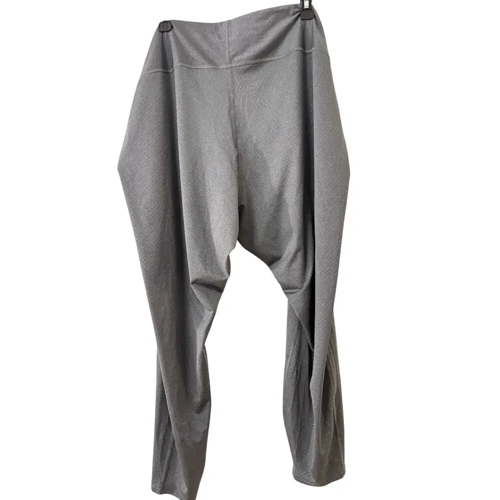 REI Co-op Midweight Base Layer Tights Leggings Women's 2XL Charcoal Heather Gray